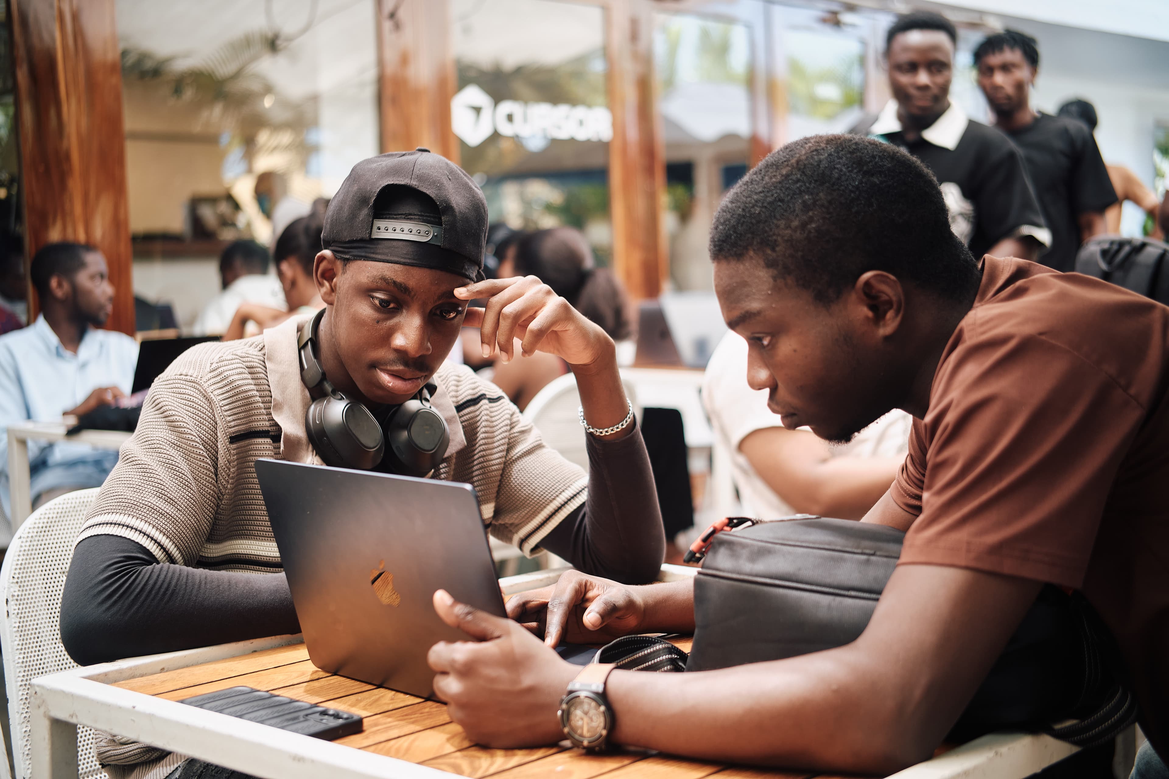 Café Cursor Accra — vibe-coding session