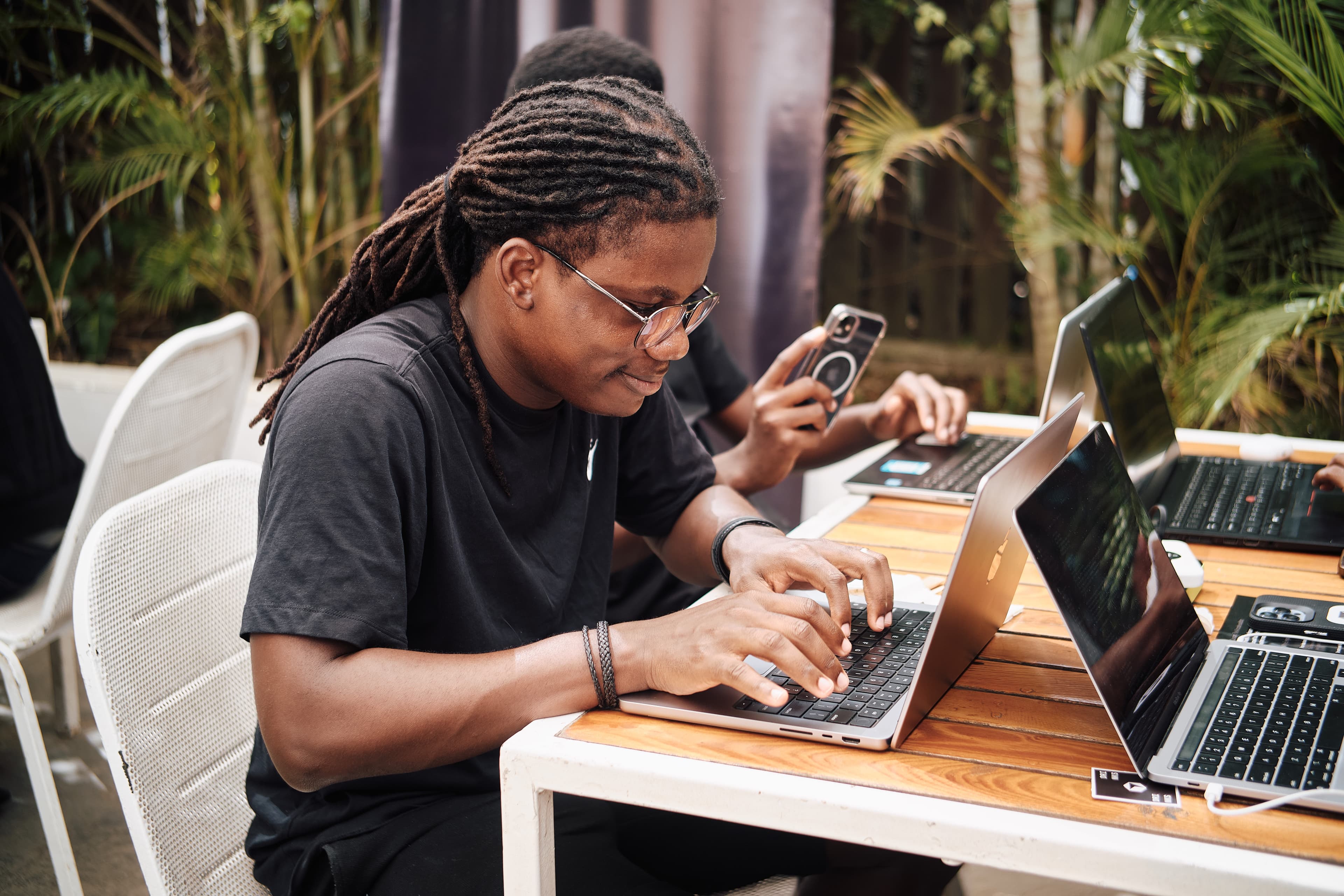 Café Cursor Accra — afternoon demos