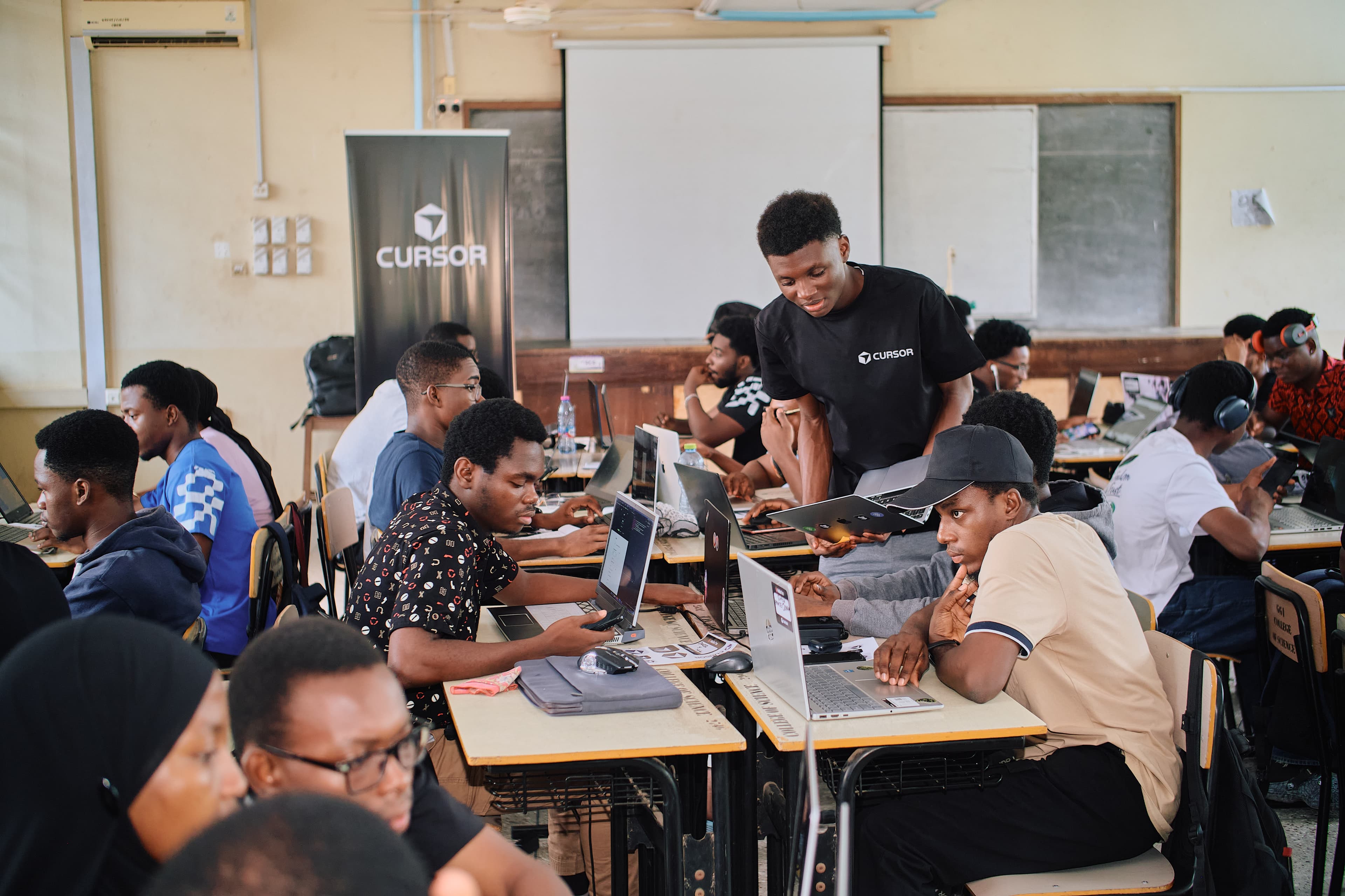Cursor Hackathon KNUST — community photo