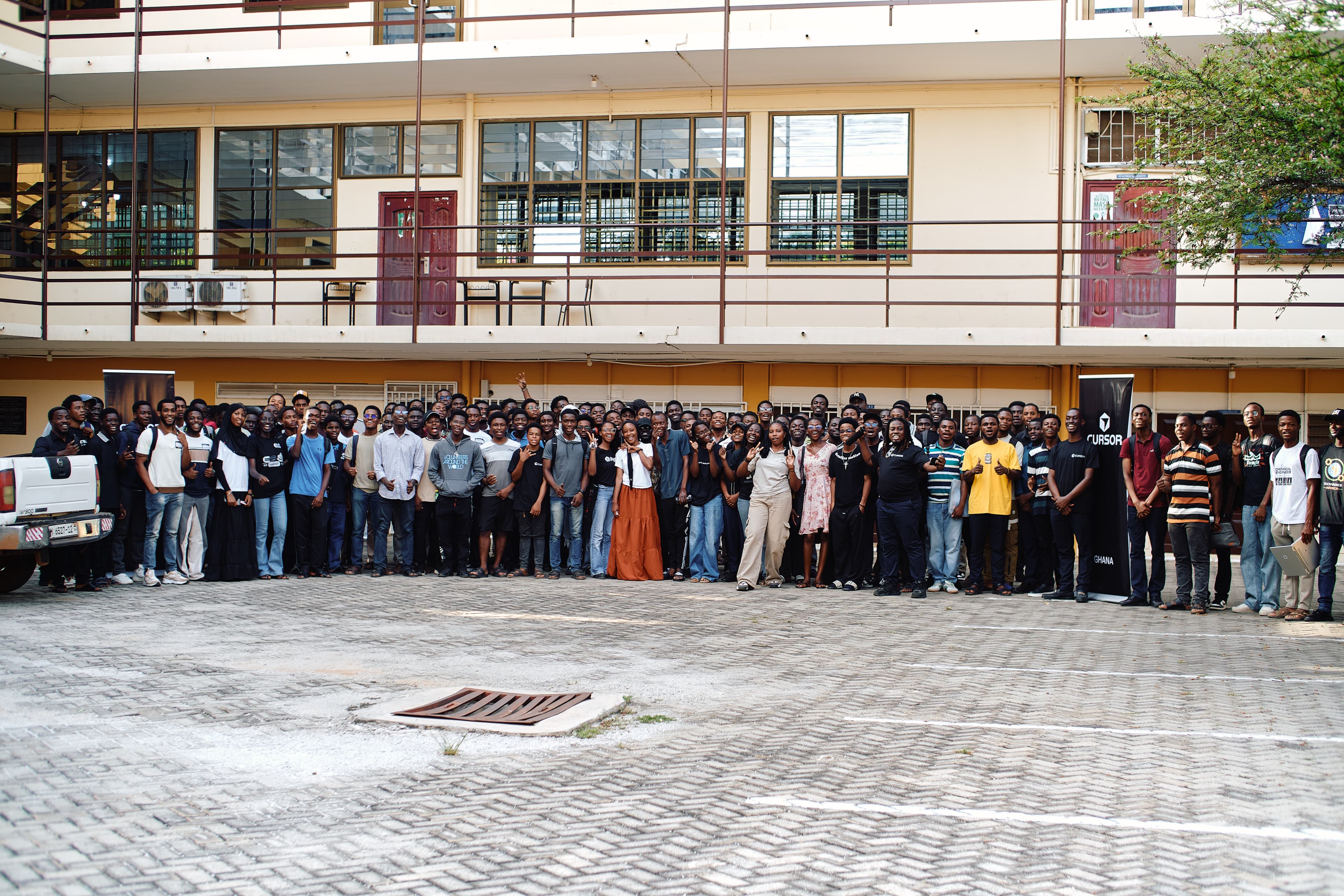 Cursor Hackathon KNUST — community photo