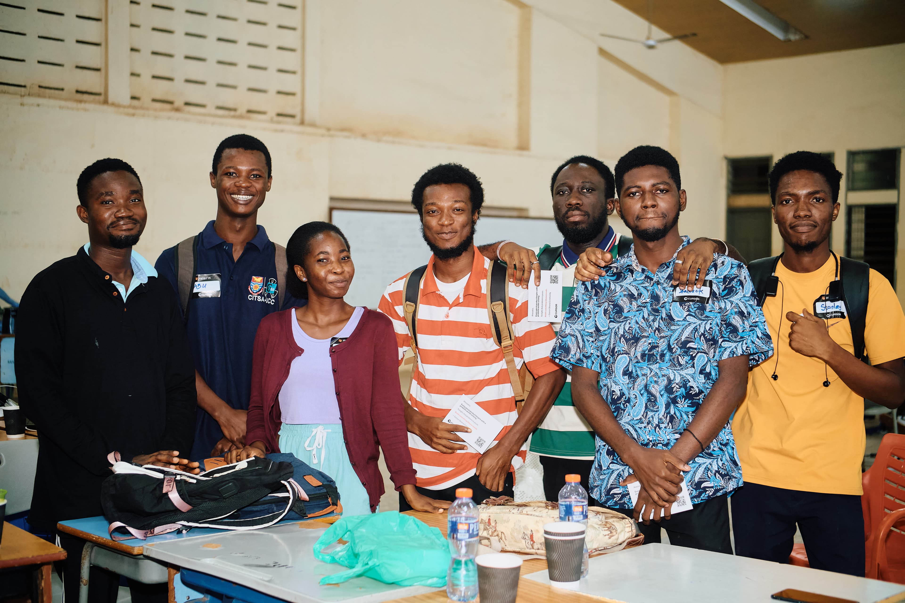 Cursor Hackathon UCC — community photo